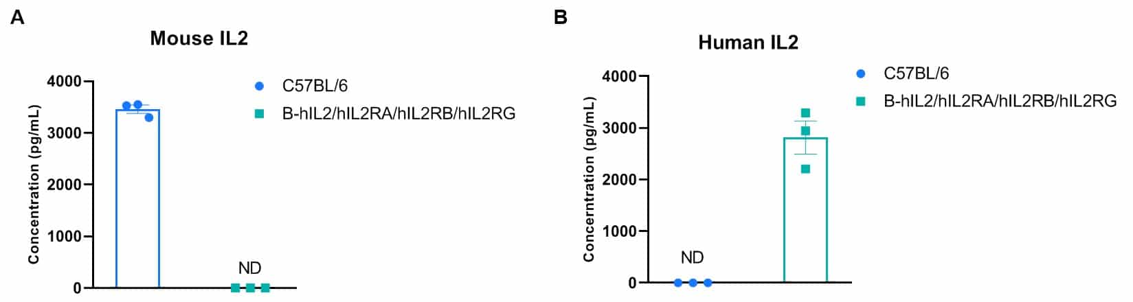 B-hIL2/hIL2RA/hIL2RB/hIL2RG Mice - Biocytogen