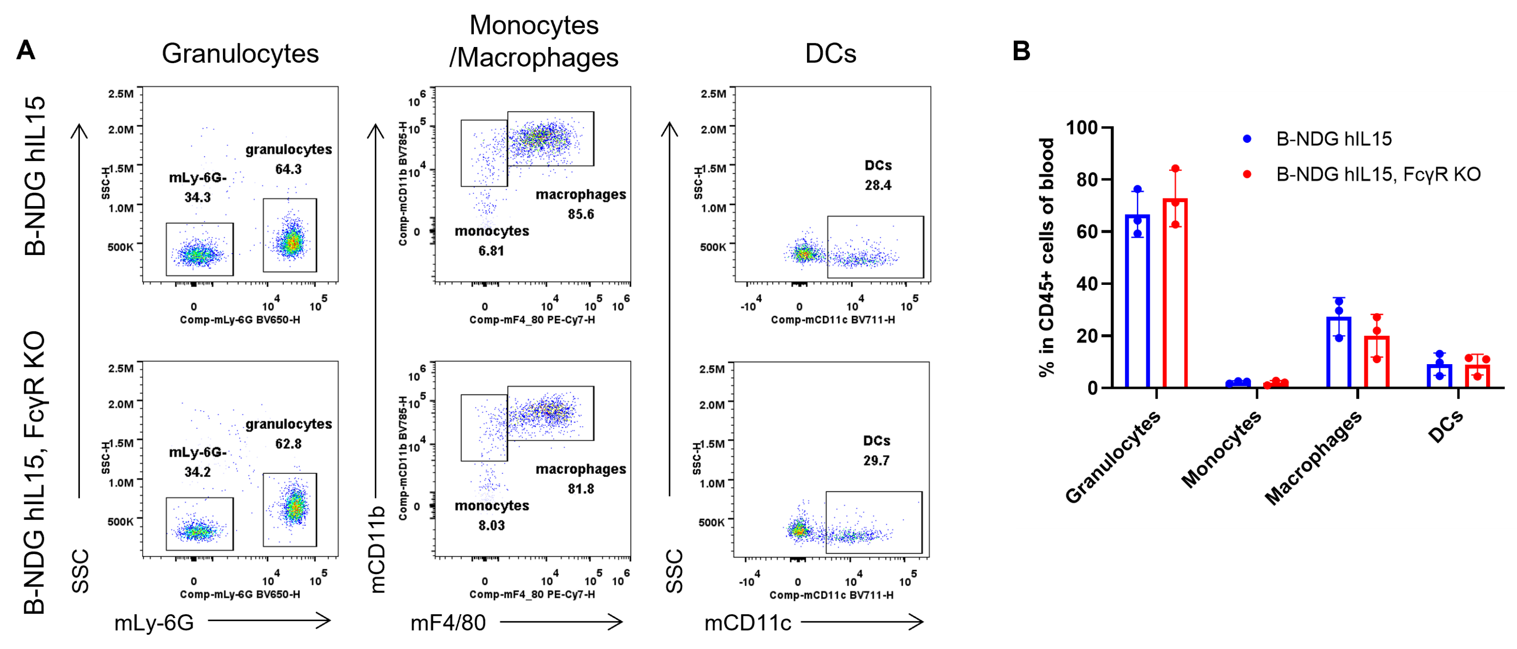 B-NDG HIL15, FcγR KO Mice - Biocytogen