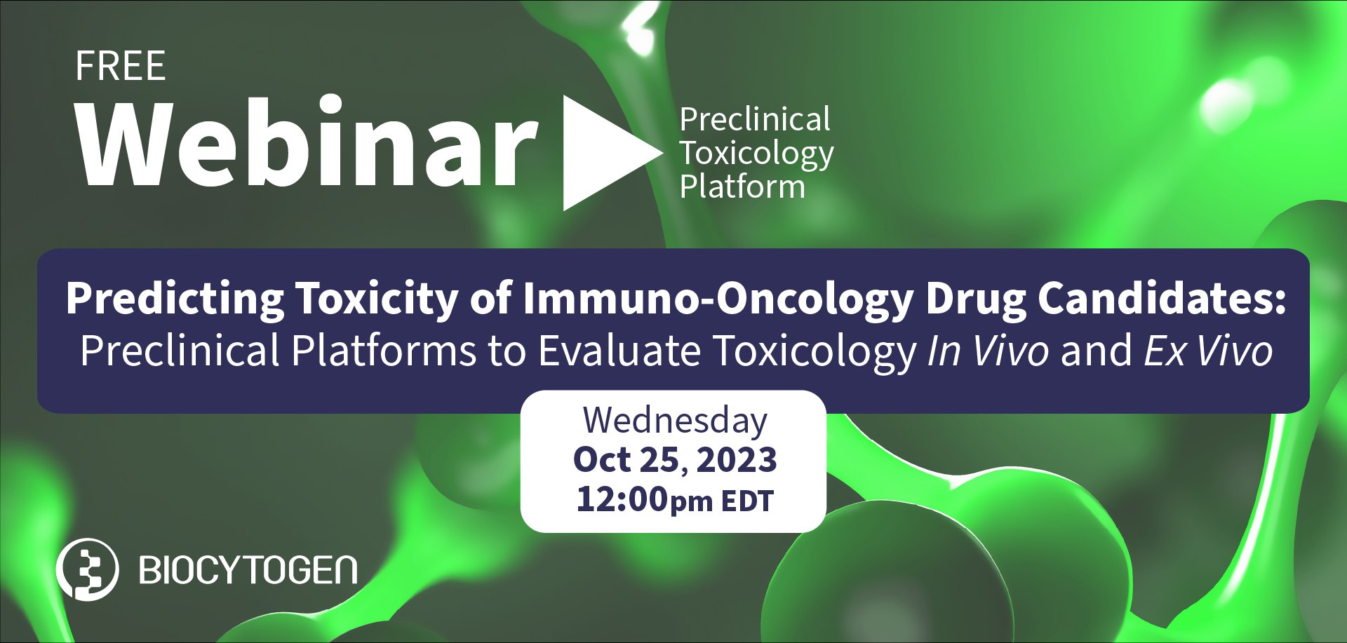 Webinar: Predicting Toxicity of Immuno-Oncology Drug Candidates ...